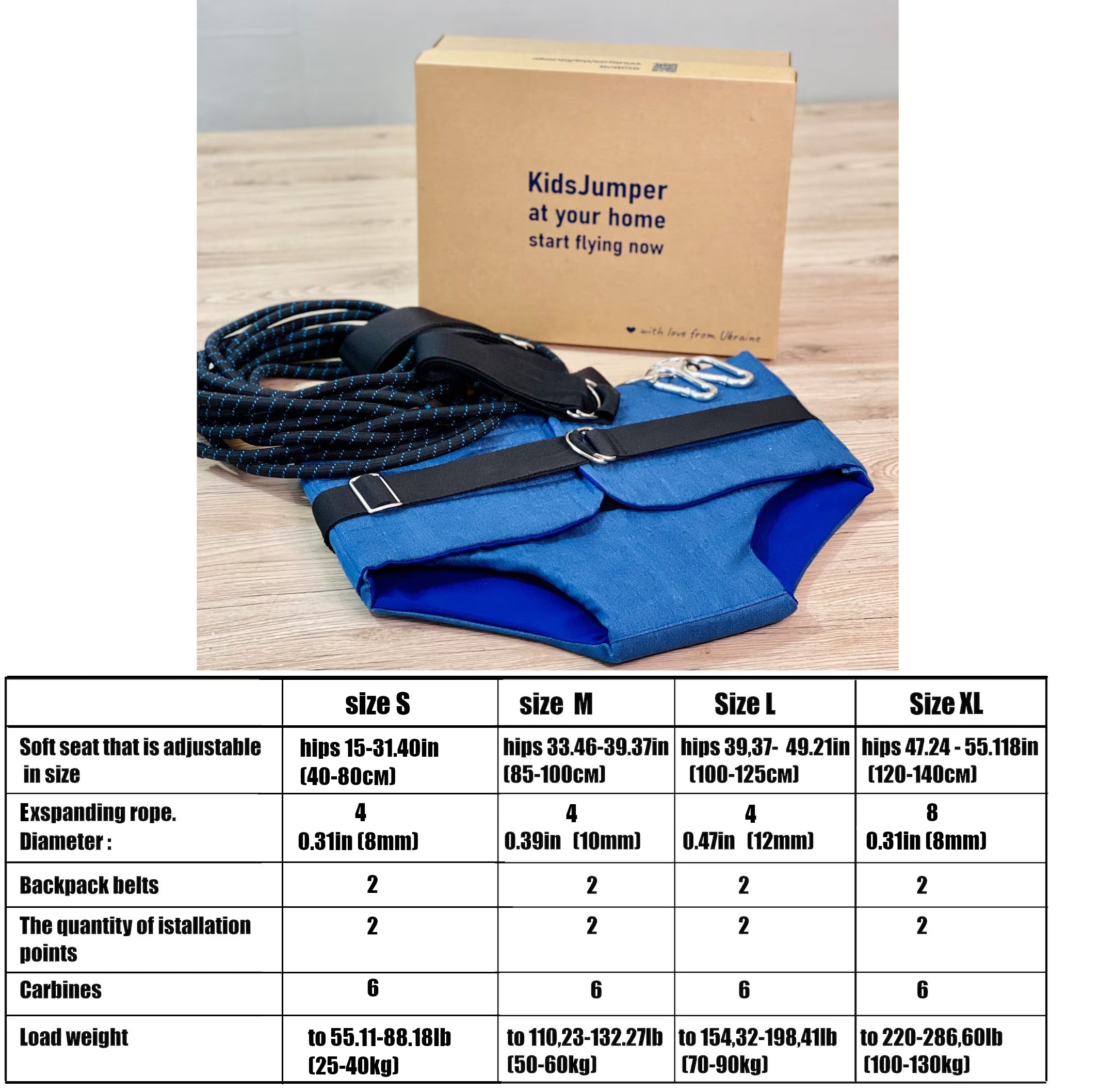 Therapeutic jumper for children and adults