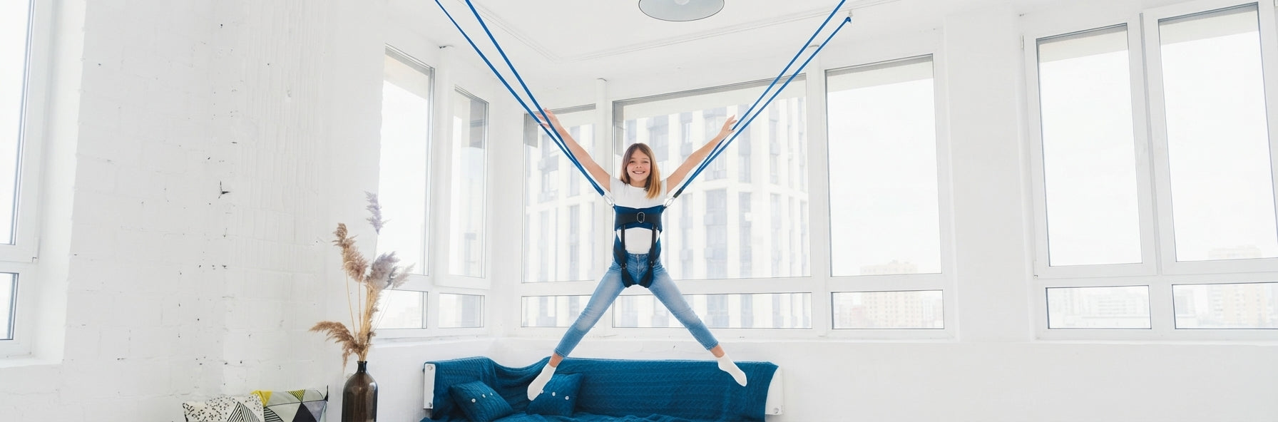 Child enjoying movement with KIDSJUMPER
